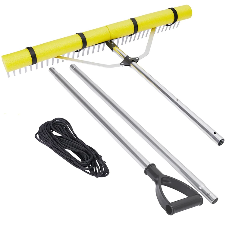 Floating Weed Lake Rake Lake Weed Cutter Multifunctional Foldable Heavy ...