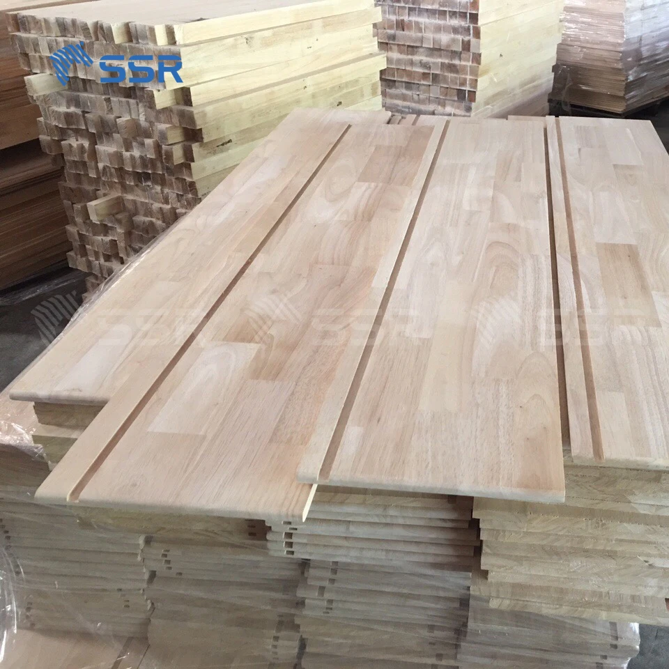 Ssr Vina Wood Stair Tread Rubberwood Stair Tread Stair Step For