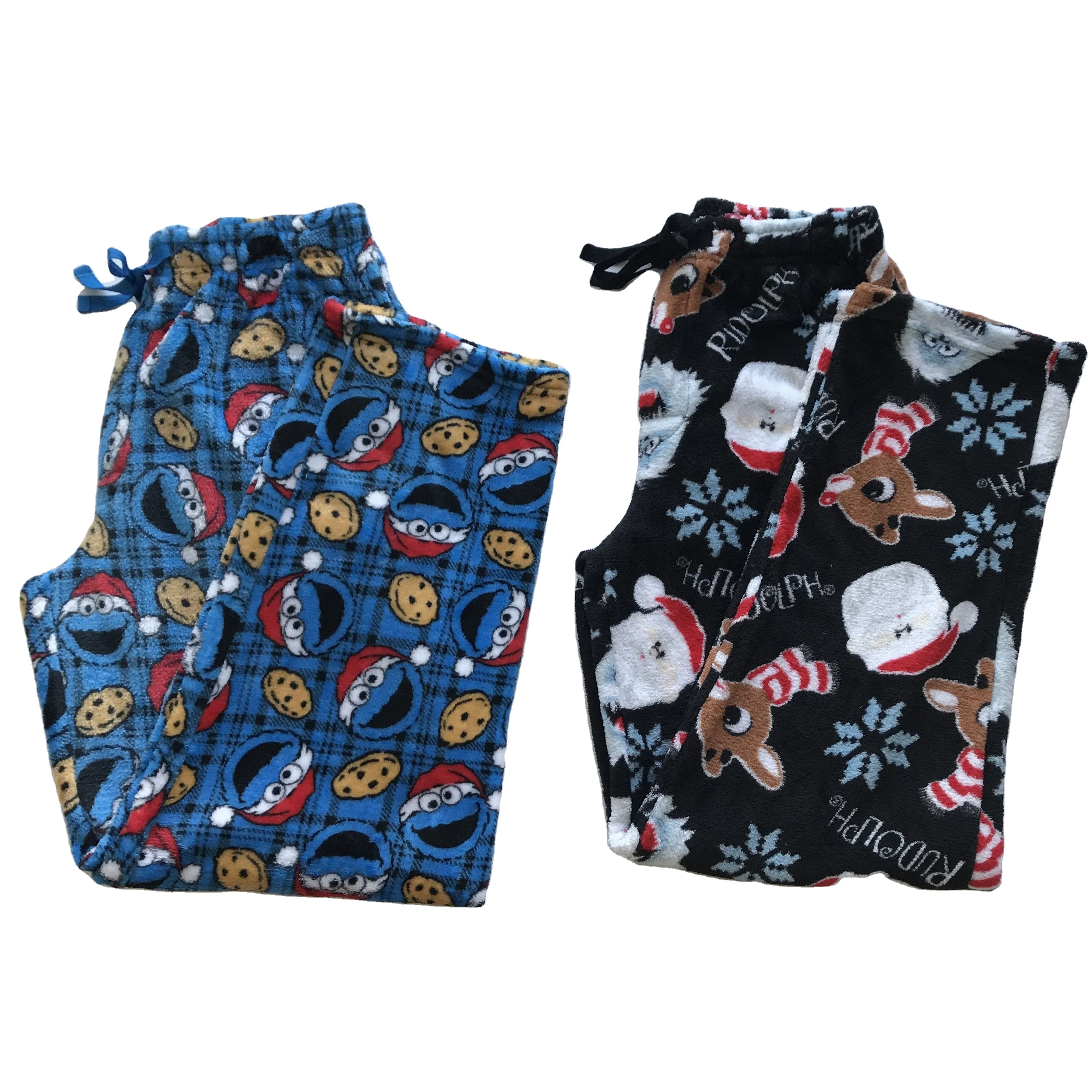 Wholesale Custom Logo Check Pattern Sleepwear Men's Flannel Pajama ...