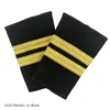 with gold braid