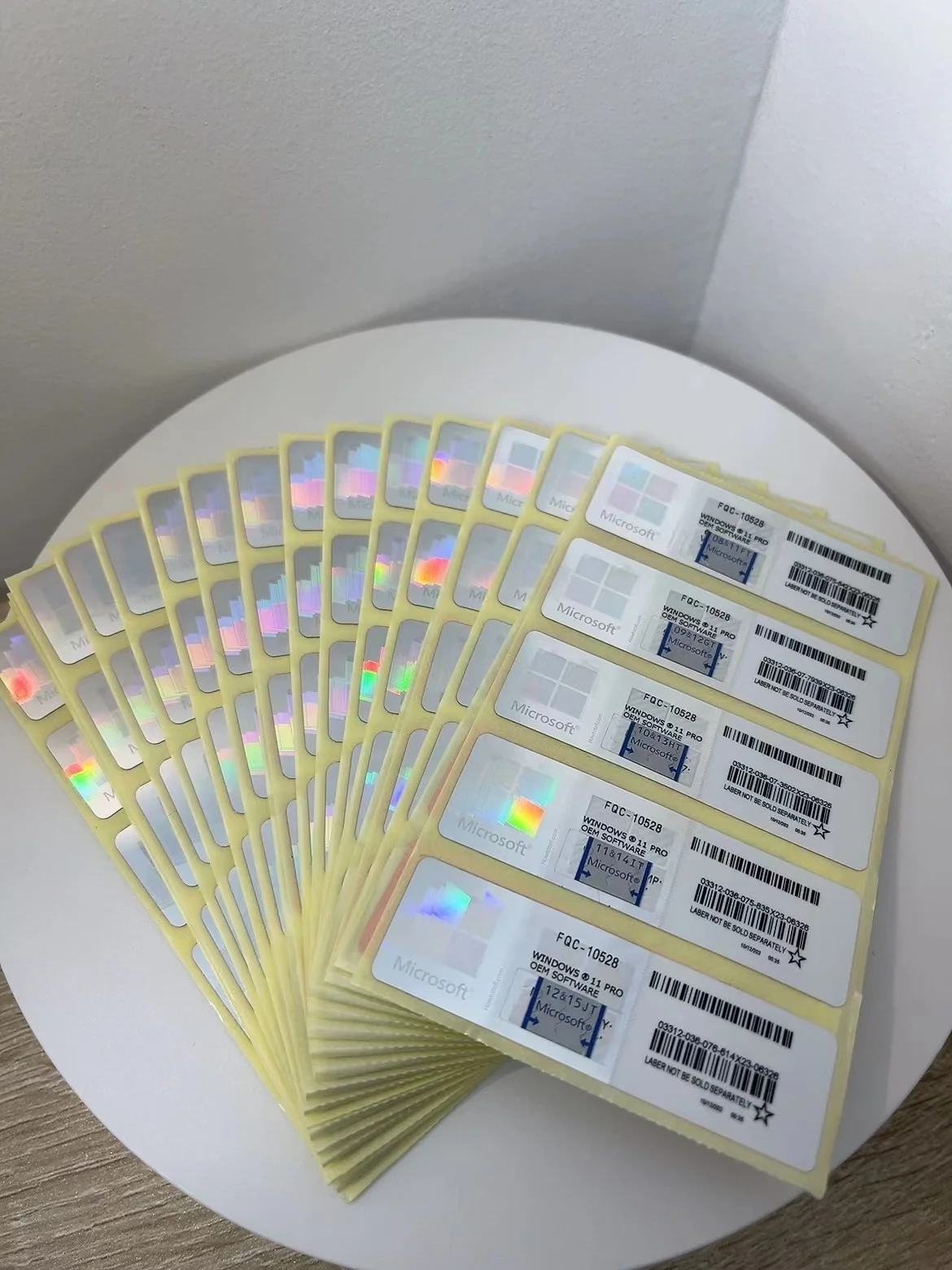 Win 11 Pro Coa Sticker глобальная онлайн Активация (1 упаковка = 10 шт.) Win 11 Pro пожизненная гарантия Win 11 Pro key