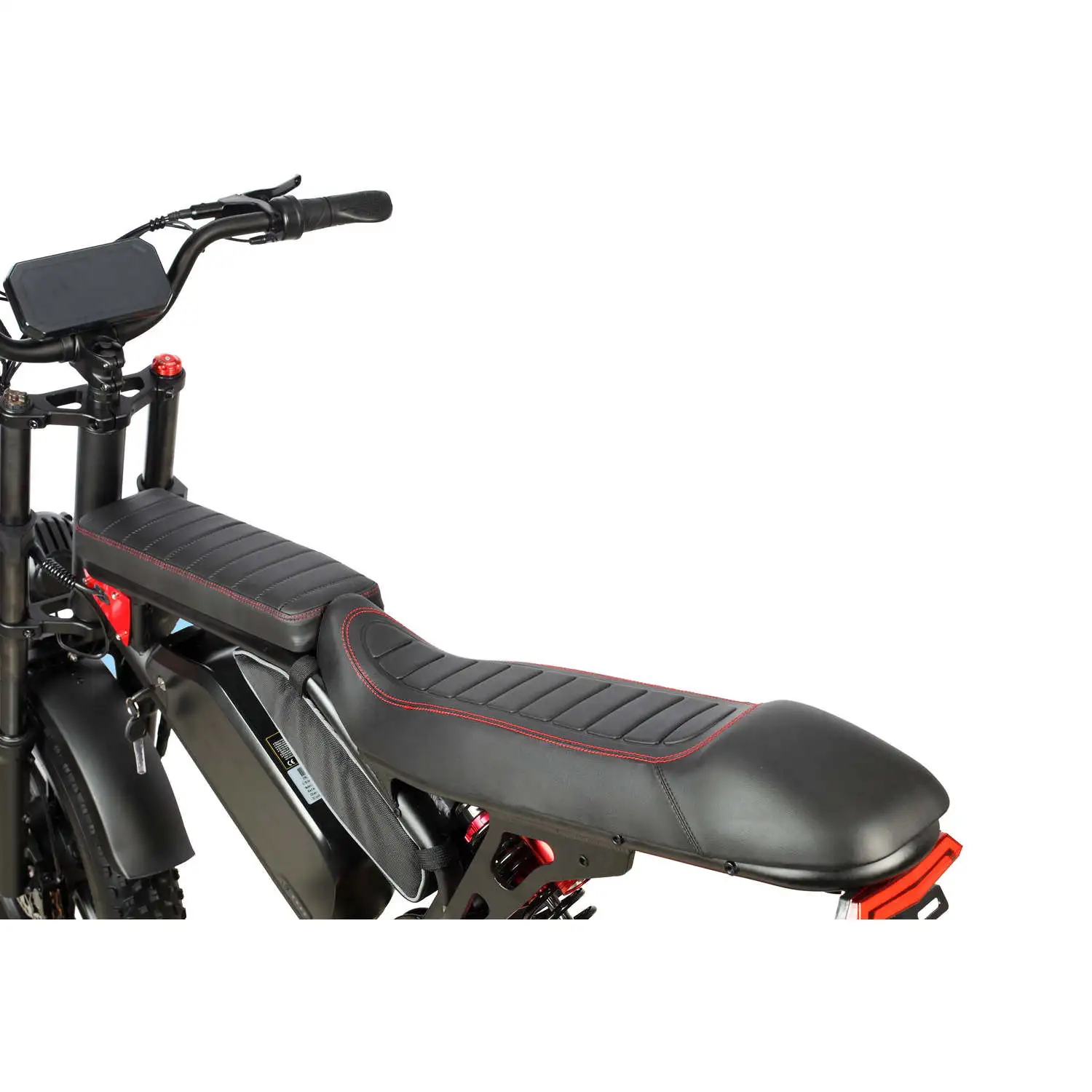 Nexusrider ThunderStrike Dual Motor Super Power Ebike Black Red 2000W 48V 22.4Ah