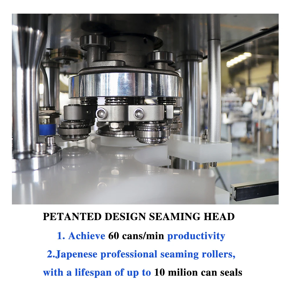 Guangzhou Factory Automatic High Speed Bubble Tea Can Sealing Machine Beer Can Seamer Coffee Can Sealer