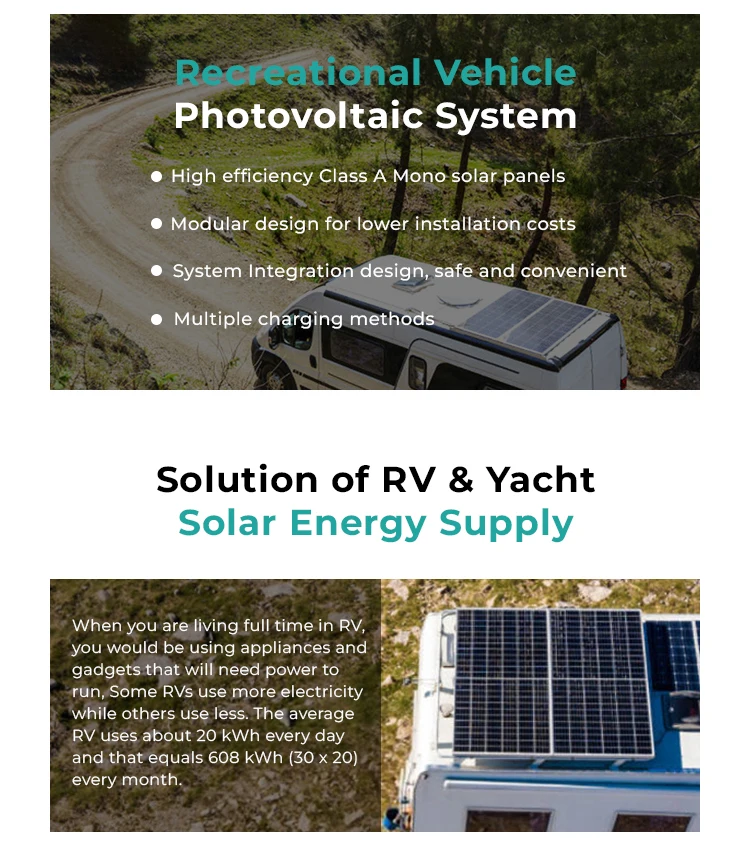 Diy Solar Kits Glass Flexible 200 Watt Solar Panel Kit Off Grid Camping