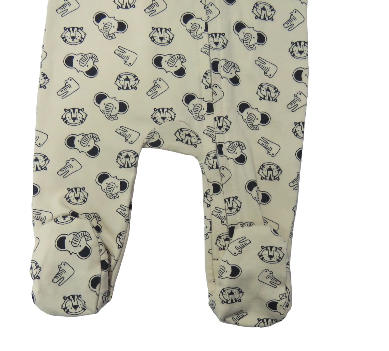 Custom Made Comfortable 100% Organic Cotton Baby Footed Pajamas