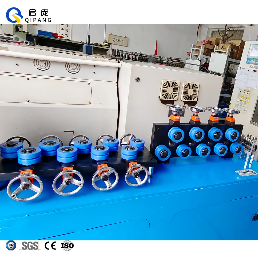 QIPANG  Wire Straightening Machine Straighten Machine Steel Copper Wire  Flat Rod 14 Rollers with Motivation