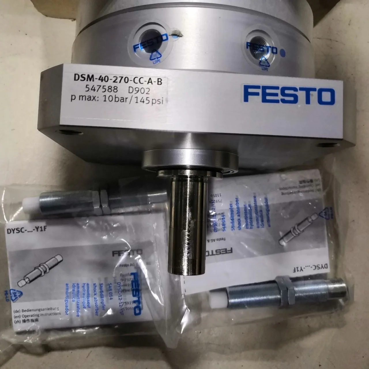FESTOS Rotary Cylinder Semi-rotary Drive DSM-6-10-12-16-25-32-40-90-180-270-P-A-B festo electric cylinder