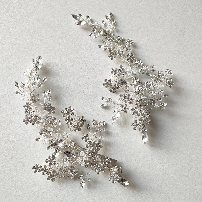 Southern Bride Hair Accessories - Elegant Rhinestone Crystals display picture 1
