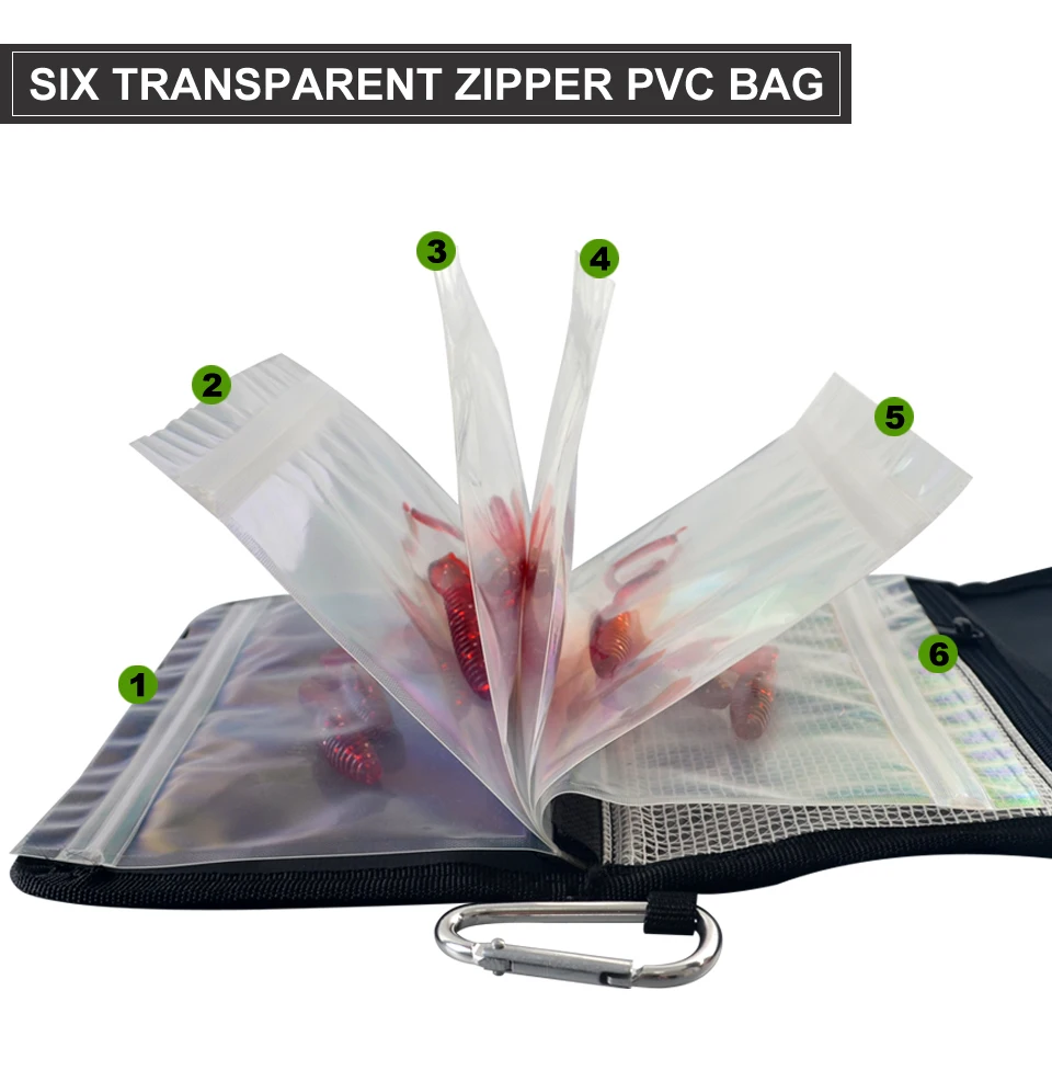 Help! Series Soft Lure Bag Multifunctional Waterproof Nylon Fishing ...