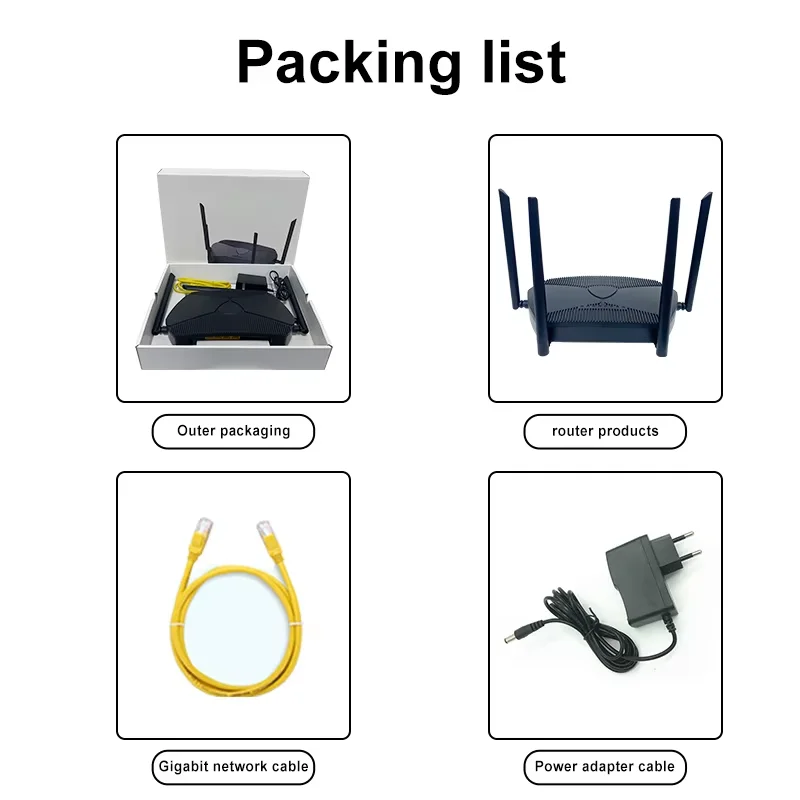 ルーターWiFi 6ギガビットネットワークデバイス574mbps 24g 2400mbps