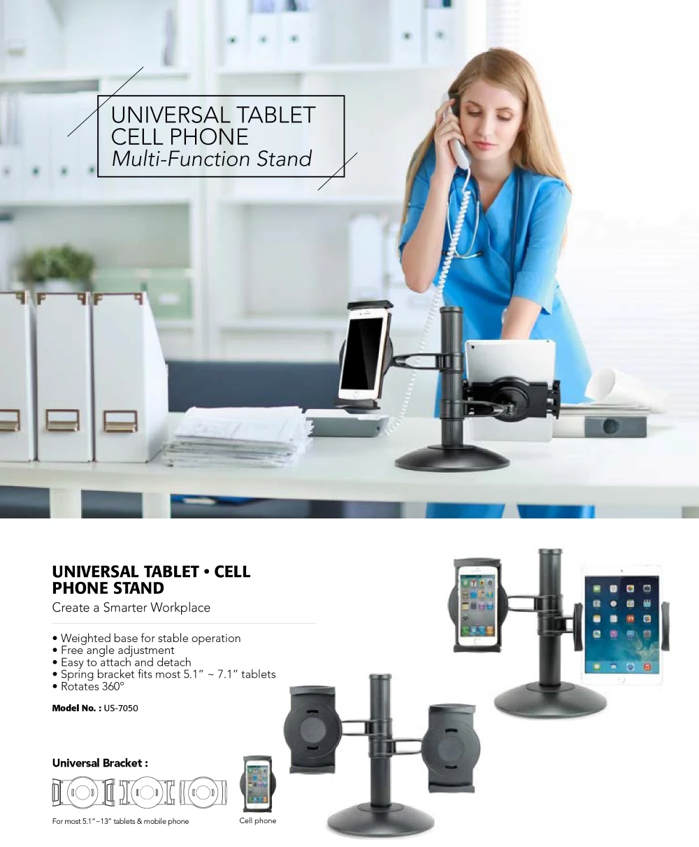 Adjustable Tablet Floor Stand AIDATA