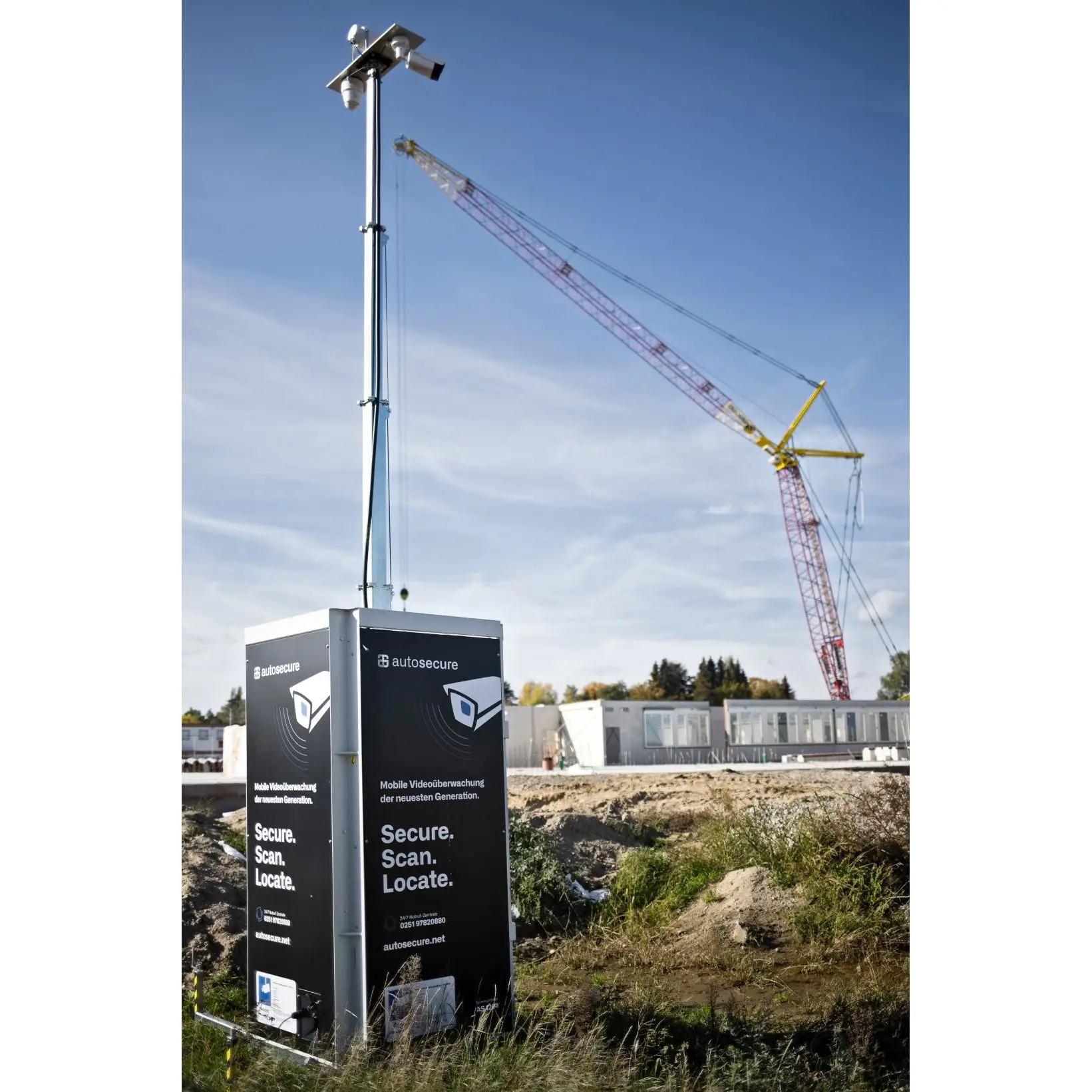 Autosecure Mobile Security Tower for Construction Sites Storage Areas ...