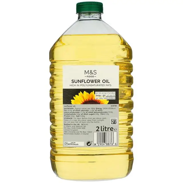 100% PURE REFINED SUNFLOWER OIL - 1L, 2L, 3L, 5L, 10L