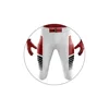 White DARK RED
