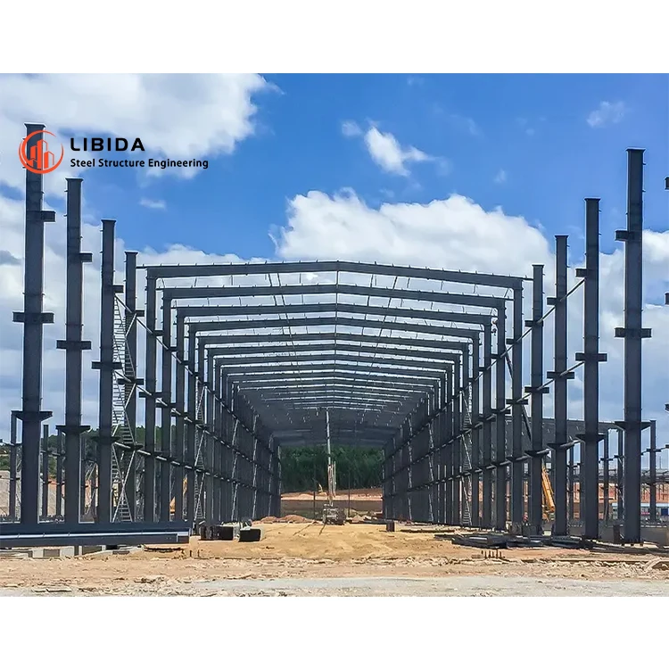 Prefabricated Steel Warehouse Building Drawing Design  Prefab Steel Structure Metal Construction Building Industrial Building