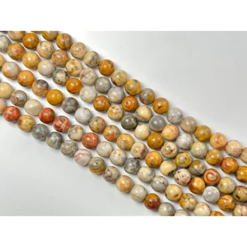 Rich and colorful Great Value Showcase personality 4mm 6mm 8mm 10mm 12mm Round  Loose Beads Crazylace For Decoration at Home