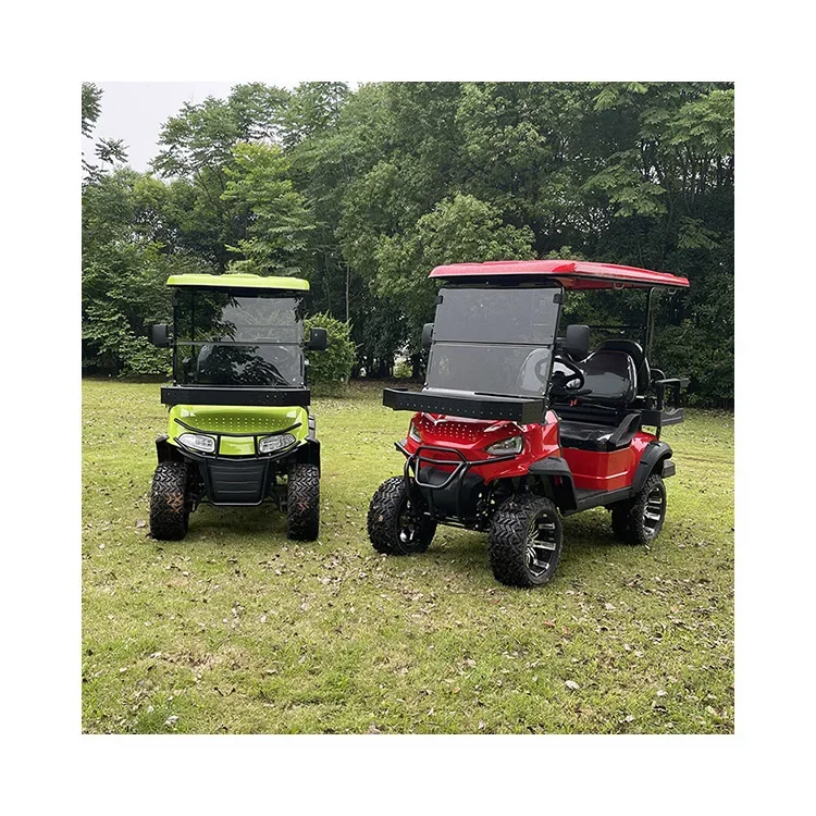 4 Seater Electric Golf Cart Utility Offroad Vehicle Sports Leisure