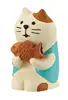 Chat Calico dégustant un délicieux Taiyaki