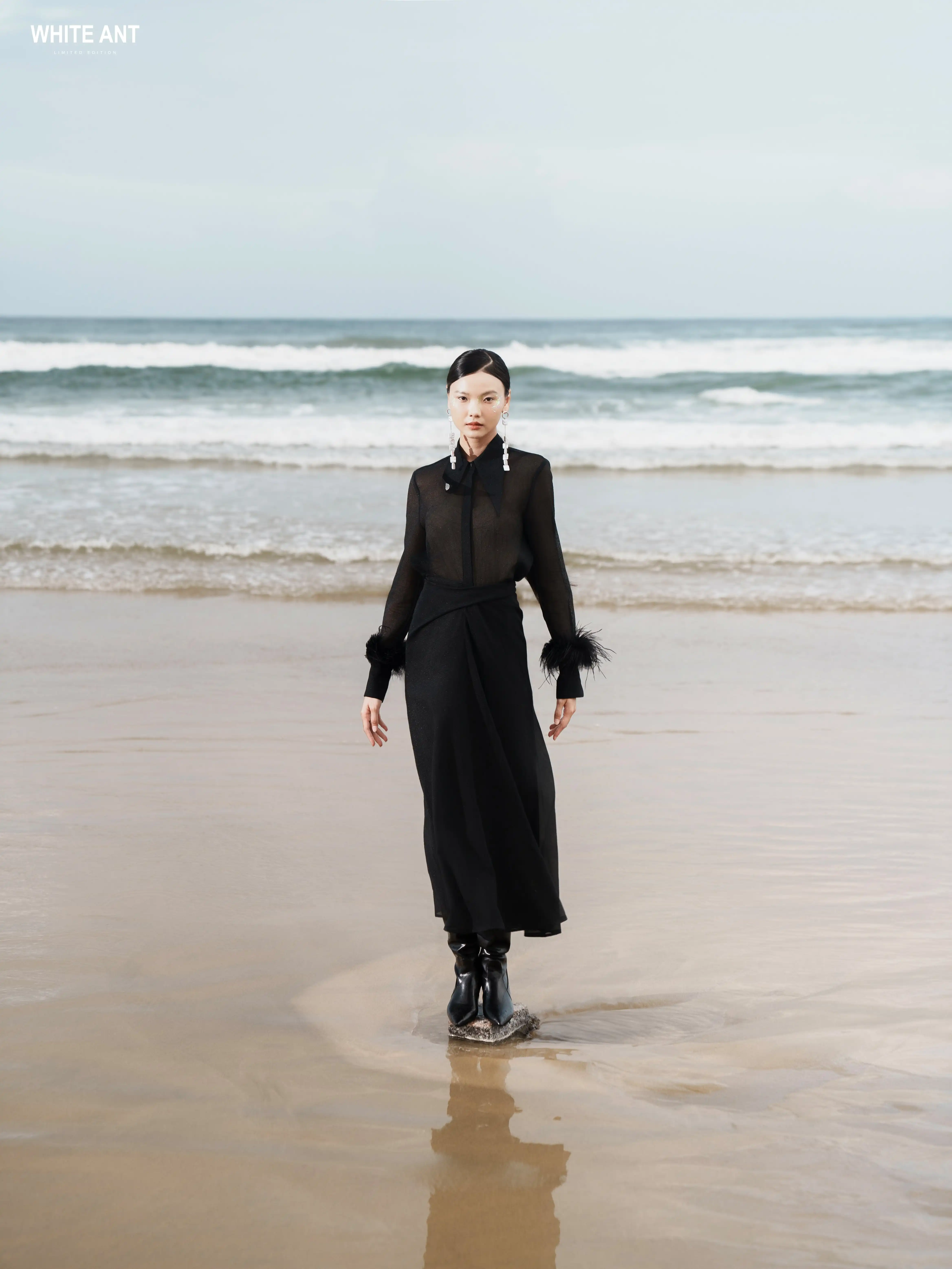 'Twisted' midi skirt Skirts