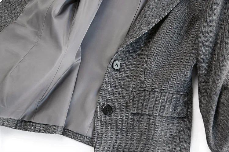 Winter Autumn Mid Length Plus Size Smart Casual Jacket for Women