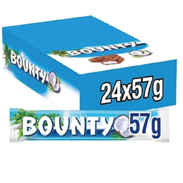 Bounty Top Chocolate Bar 21g/milka/ Bounty/twix/chocolate In Wafers