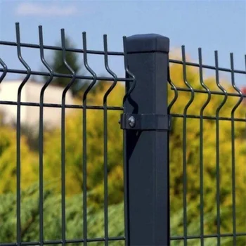 Hot Selling High Quality Home Outdoor 3D Metal Bent Welded Mesh Garden Fence Fence Panel Pvc Fence