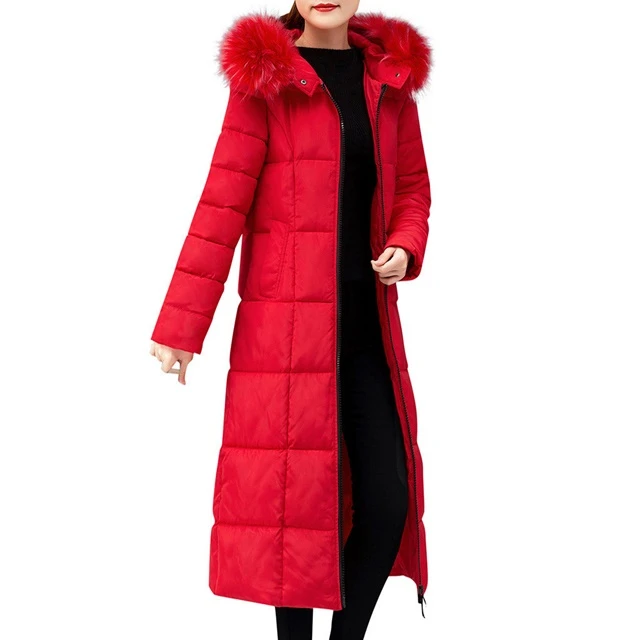 High Quality Wool Coat For Women With Fur Collar Long Coat Women