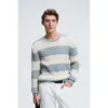 Grey Melange - Beige