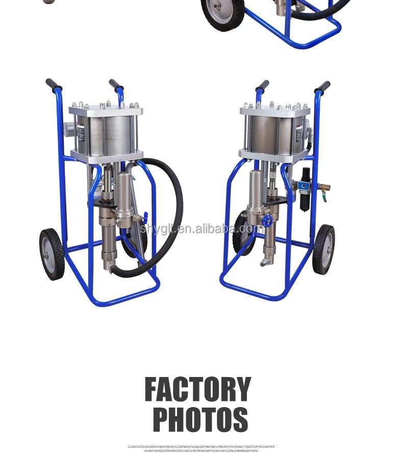 Pneumatic High Pressure Spray Gun Painting System Metal Surface