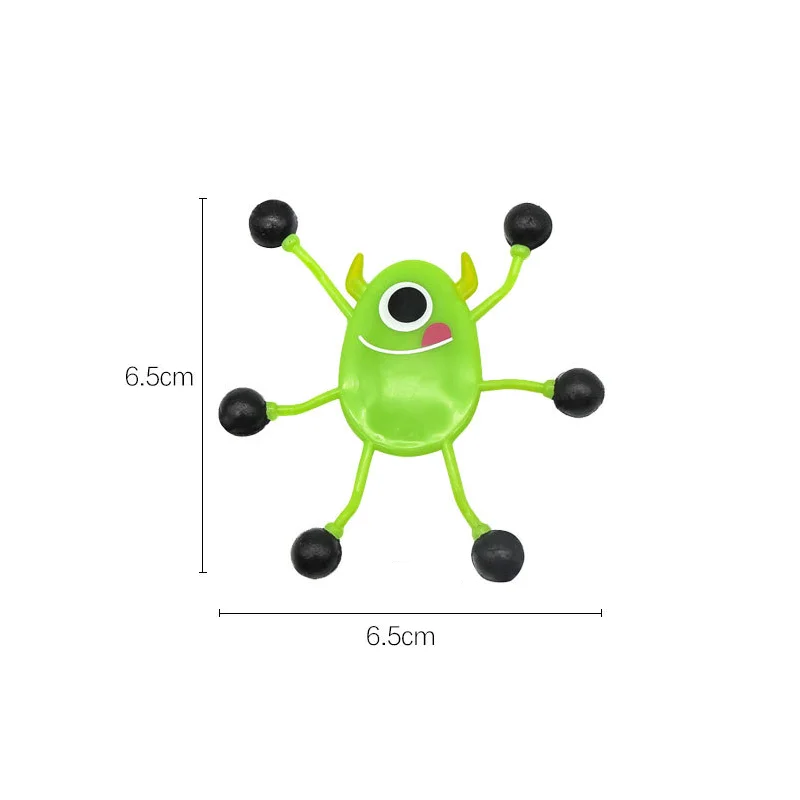 Factory Direct Sales Funny New Strange Toy Wall Climbing Man Children's Toys Insect Capsule Sticky Toys for Kids