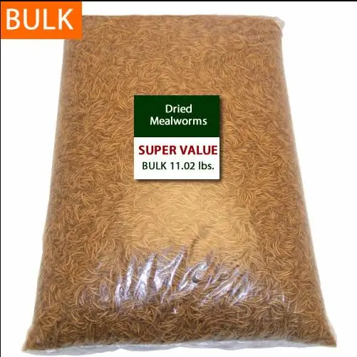 thumbnail image 2 of Premium Feeders Dried Mealworms - 3LB Bag With 48,000+ Worms - High Protein Treat For Chickens, Birds, Reptiles & Small Pets 2 of 13
