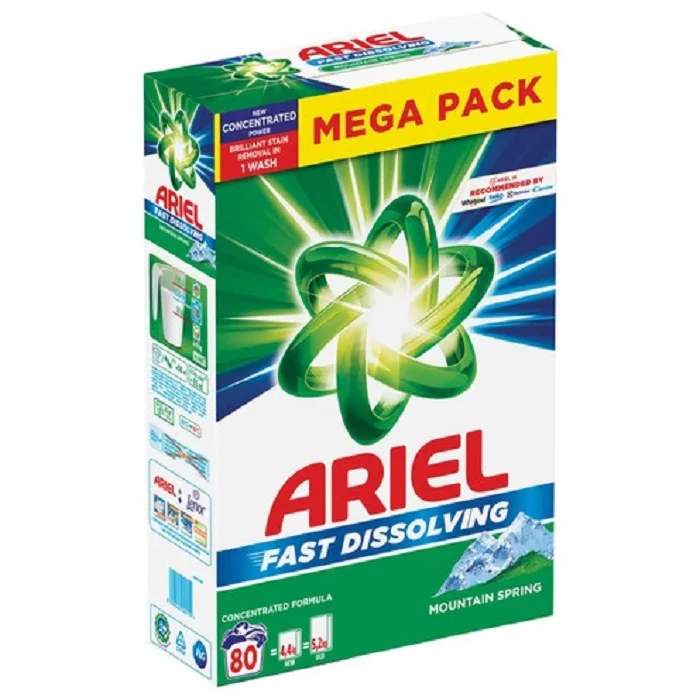 High Quality Ariel Powder Apparels Solid Wholesale Supplier Cheap Price Stocked Excellent Cleaning Product Laundry Washing