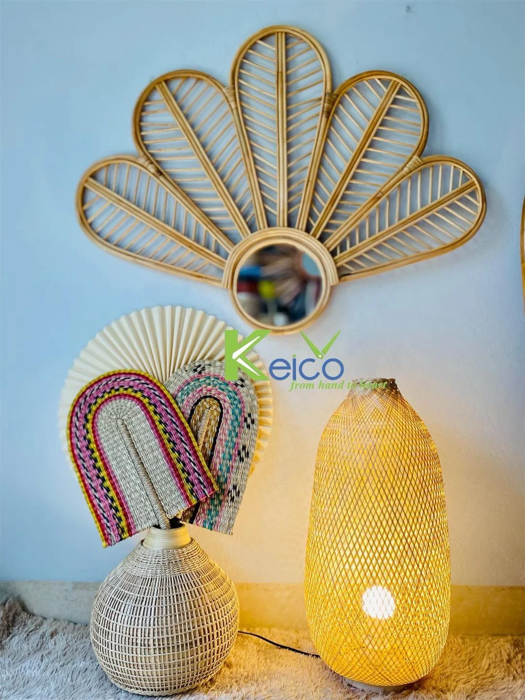 Seagrass Wall Fan For Decoration/ Boho Style Boho Living - Buy Seagrass