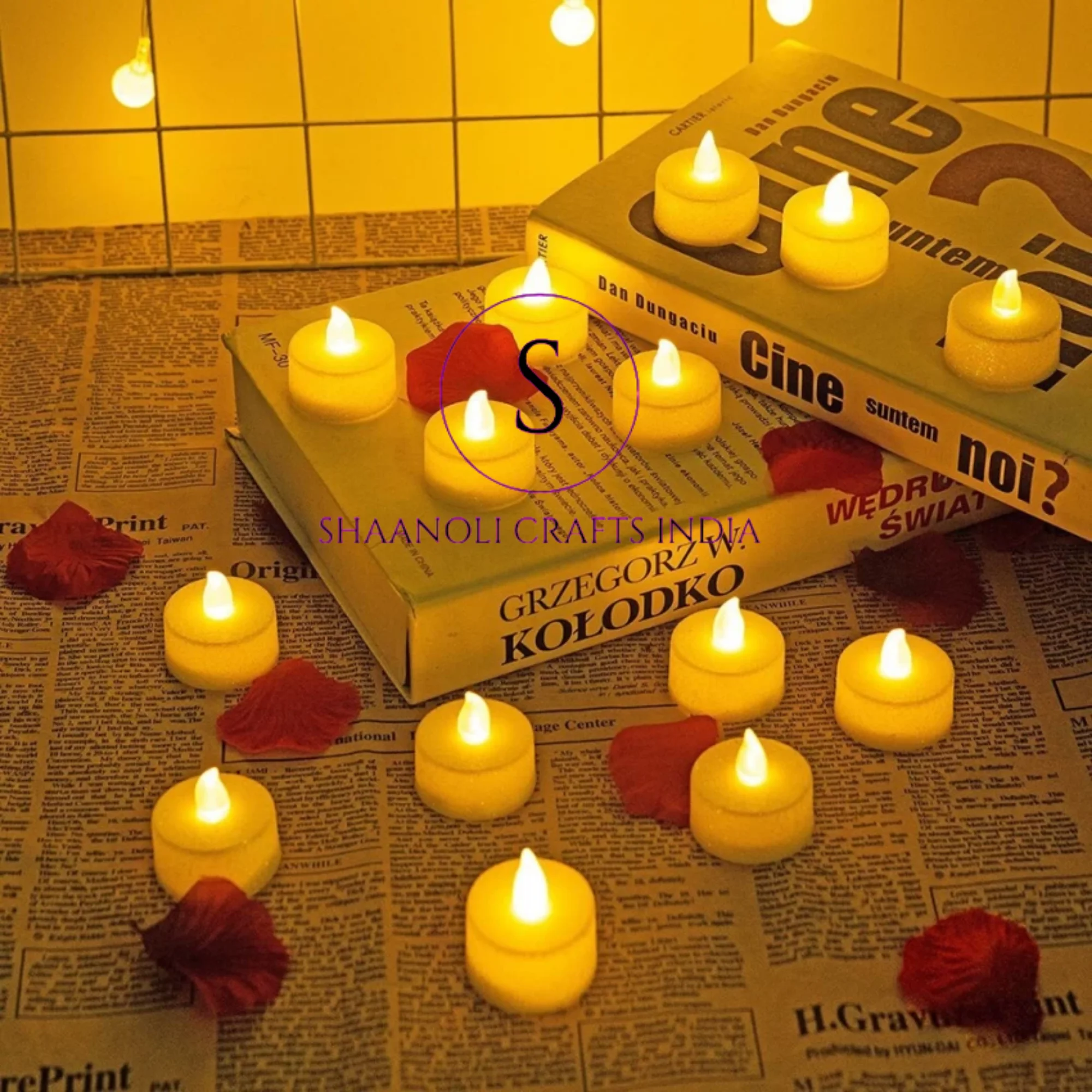 Attractive Led Light Candles Diya for Diwali Lighting Home Decoration Tea Lights Candle Lamps With Battery Smokeless Flameless