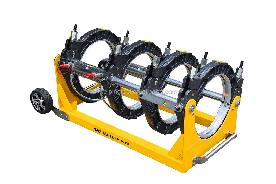Промышленный Класс 250 HDPE стыковой станок для сварки сверхмощный полуавтоматический ПЭ