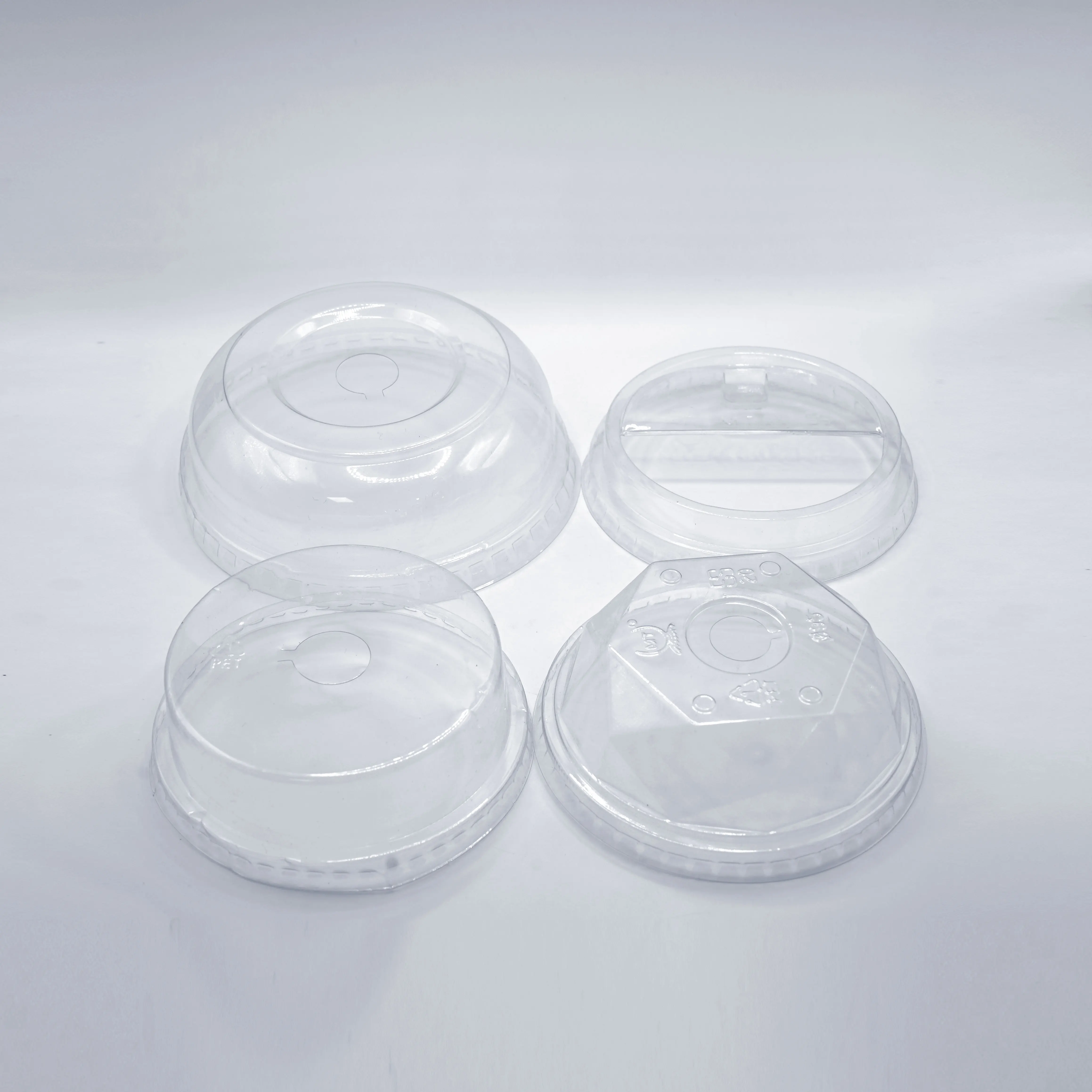 Haccp Open Half Lid Pet Oem Odm Plastic Cups With Lids Hot Brand ...