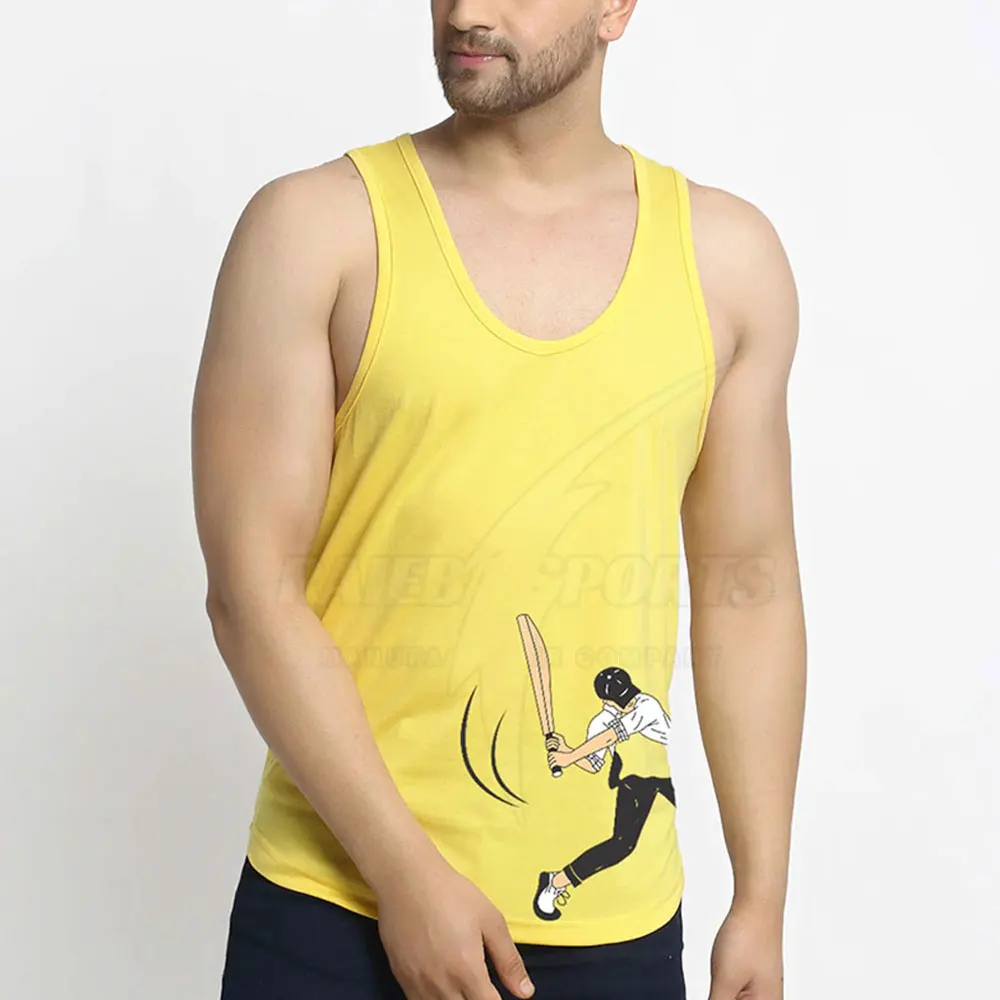 High Quality Men Tank Top Gym Clothing Fitness Wear Tank Top Made In