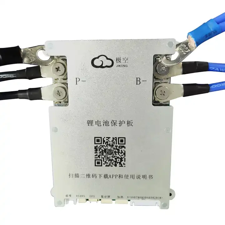 JKBMS BD6A20S 200A Lifepo4 Smart Bms Active Balancer 0.6A Li-Ion LTO Battery Jikong Bms 8s 10s 14s 16s 20s Bms  APP BT/RS485*