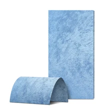 Premium-quality Blue Sky Gilt Flexible Wall Panels Fiber Cement Board Exterior Stone MCM Fireproof Light Soft Flexible Wall Tile