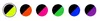 Diverses couleurs