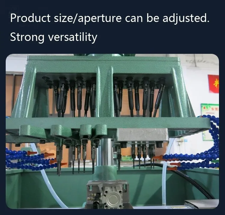 BOBO Machine fully automatic vertical drilling machine hex nuts and shown in a detail photo for this news article