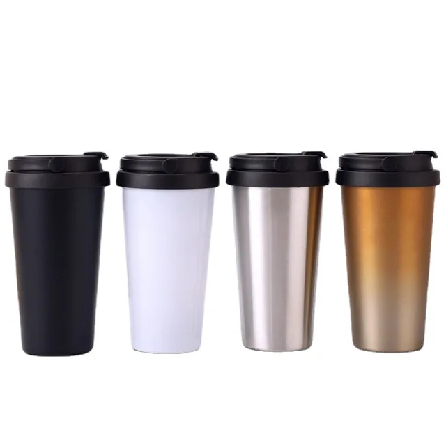 Coffee Mug with Lid Insulated Coffee Tumbler Insulated Travel Coffee Mug with Lid Stainless Double Layer Drinking Cup Vacuum