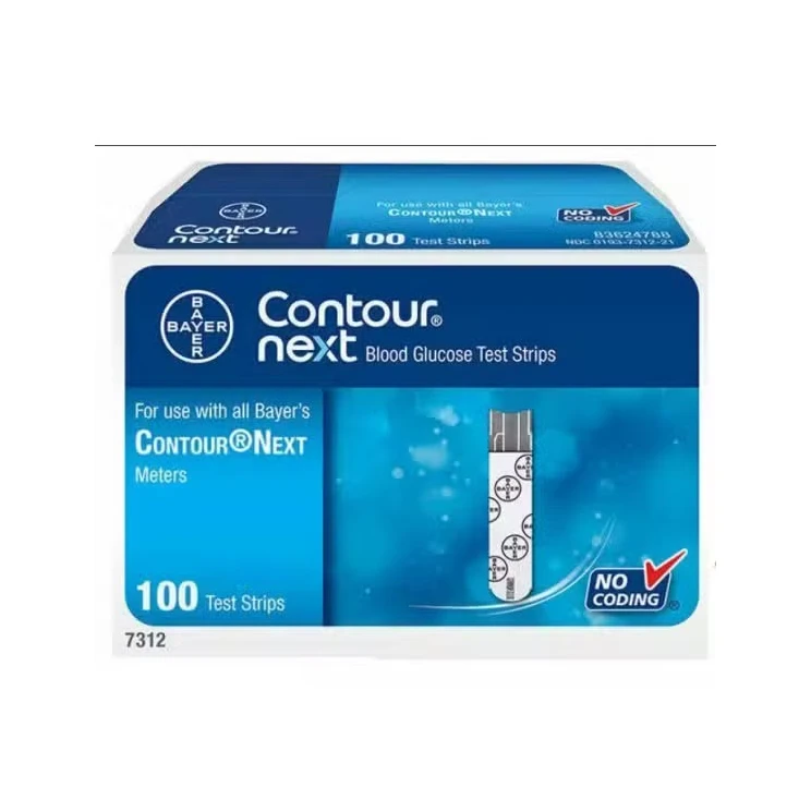 Bayer Contour Next Test Strip Blue Blood Glucose Test Strip (50 Count