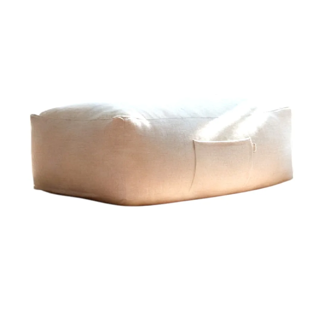 GON Collection LIAM L Modern Rectangular Reclining Sofa Bed Cooling Feature Stacks to Create Large Seating Area