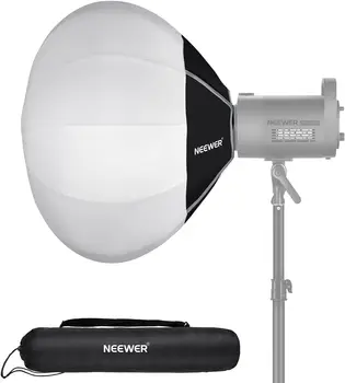 NEEWER 20"/50cm Lantern Softbox, Quick Release 360 Light Diffuser Bowens Mount Softbox with Lightweight Nylon Alloy for RGB