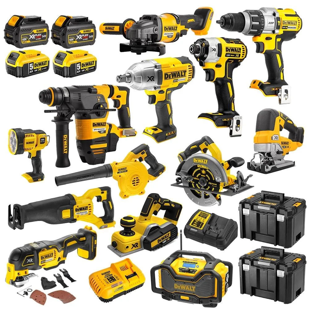 Dewalts 20v Max Lithium Ion Cordless Combos Kits15 Tool Buy Hydraulic Cylinder Jack Electric