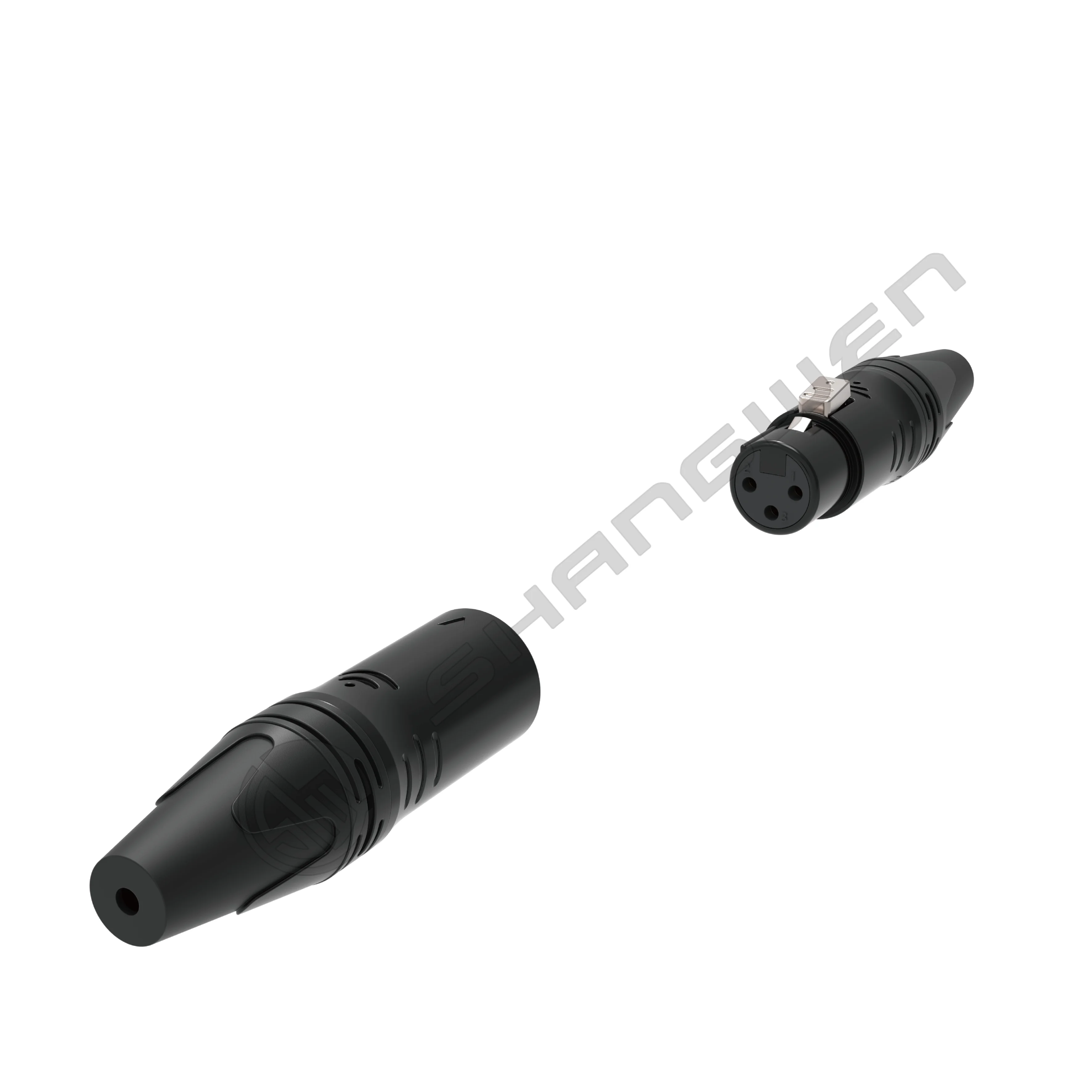Indoor Protection DMX Signal Wire Class Ip40 High Quality XLR Audio Connector 3 Pin Male Plug