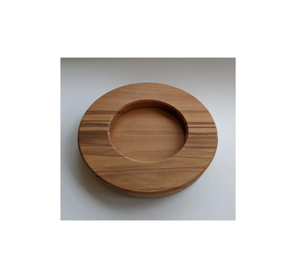Handmade Barrel Shaped Wooden Barrel Wine Chiller Coaster Suitable For