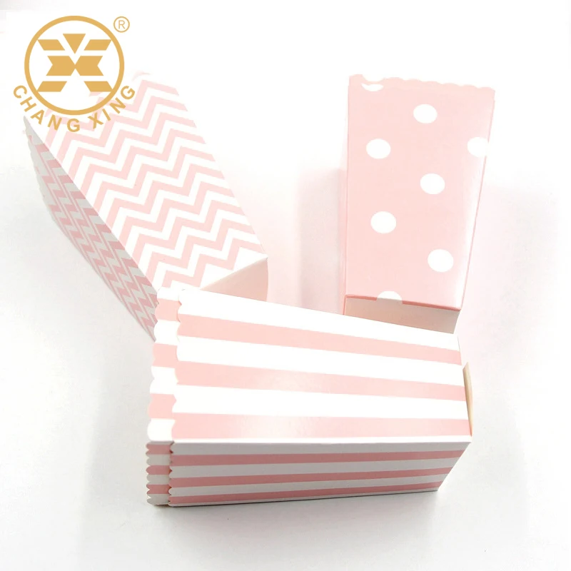 Custom Colorful Takeaway Box Popcorn Packaging Dry Fruit and Nuts Box