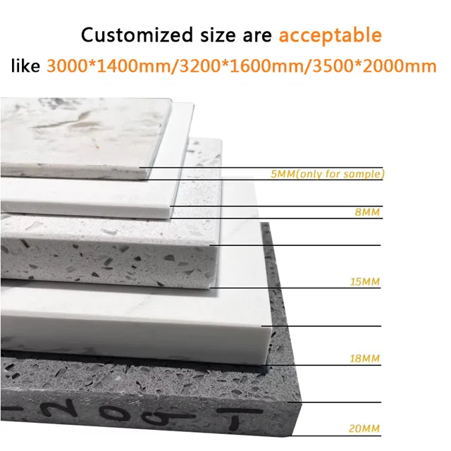 HIC Quartz Polished Quartz for Stone Kitchen Countertops Artificial Calacatta Gold Quartz Slab